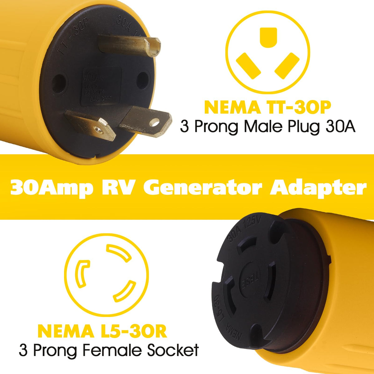 4000W Portable Inverter Generator, Gas Powered, Quiet