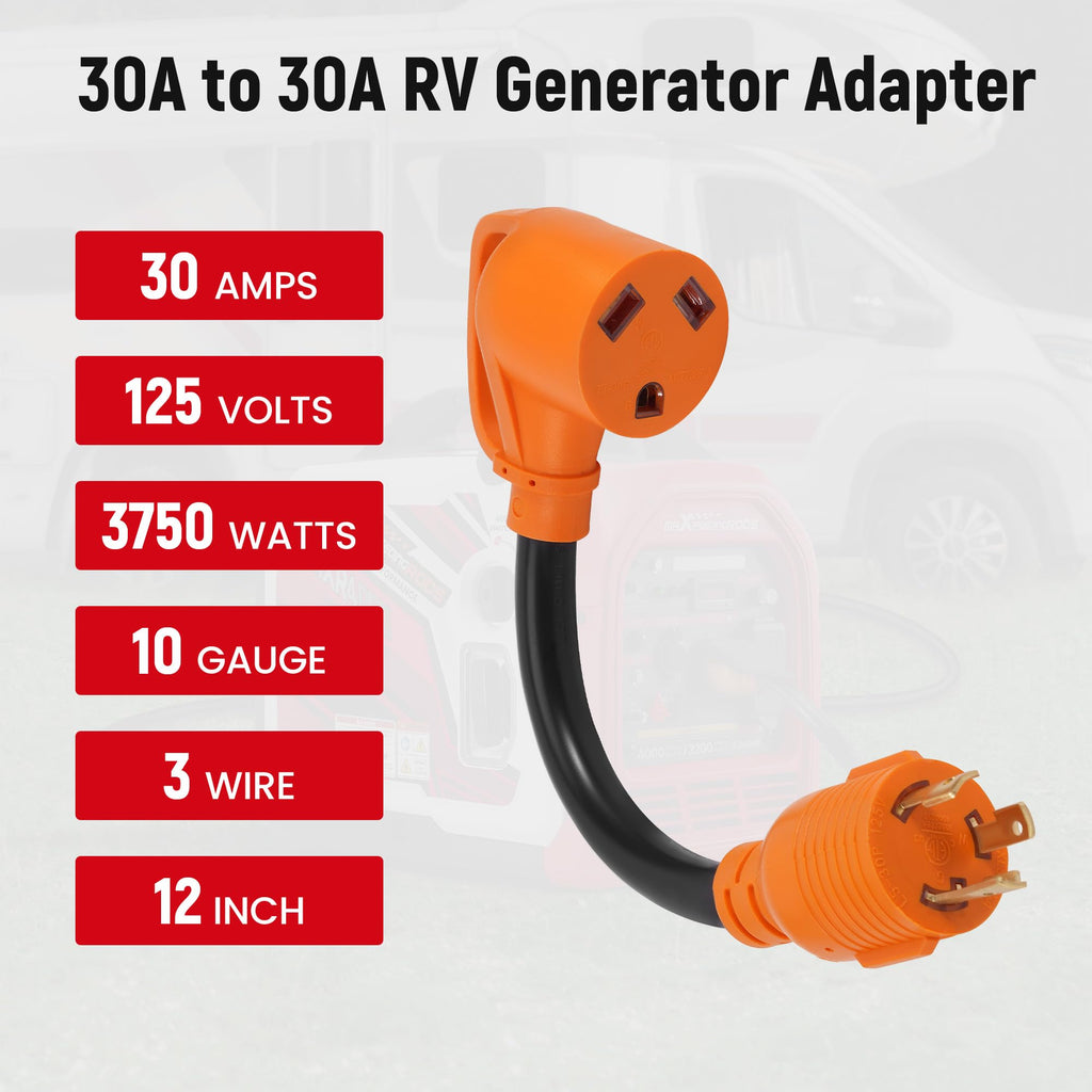maXpeedingrods 4000W Inverter Generator, RV TT-30R Ready