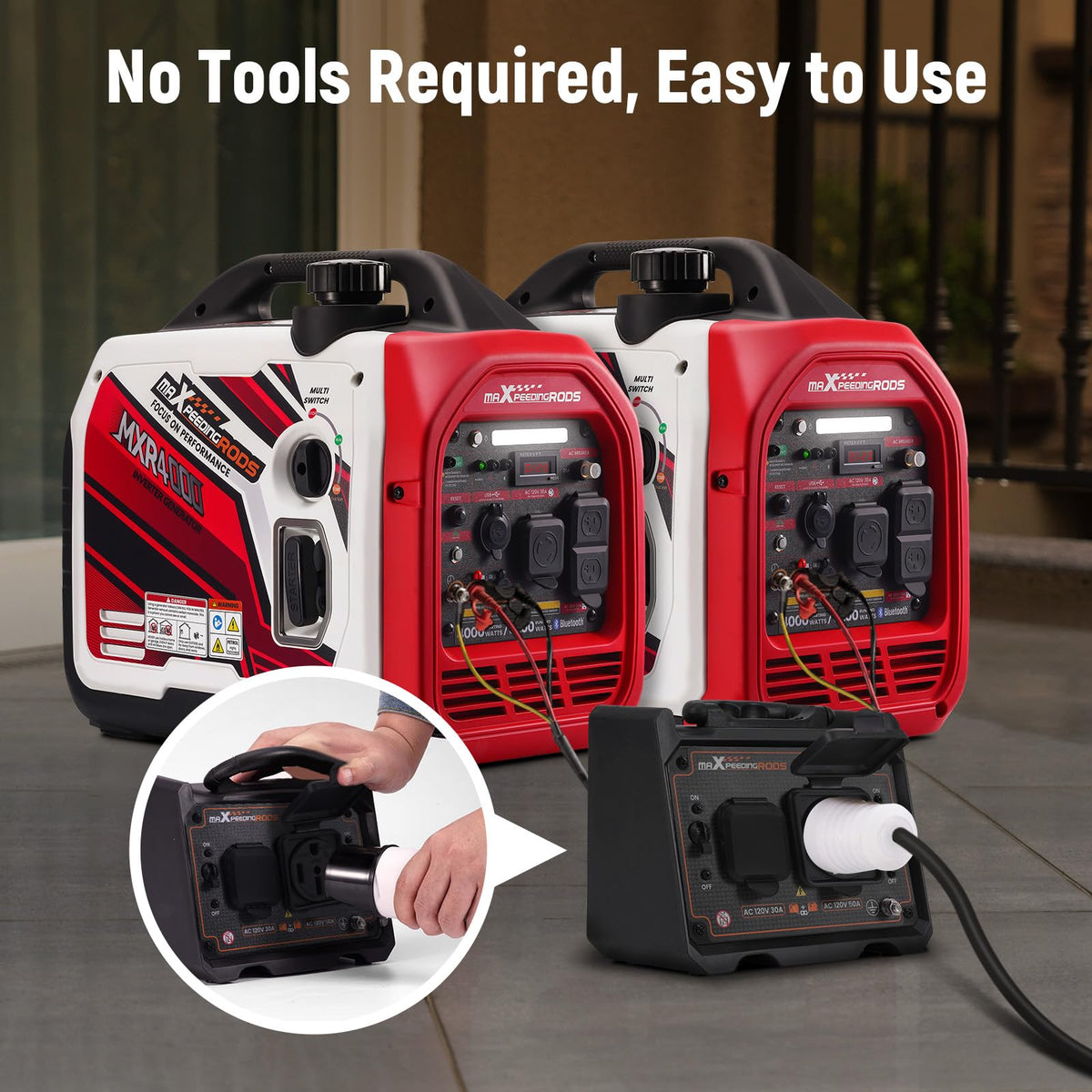 maXpeedingrods MXR4000GT 4000W Dual Fuel Inverter, Bluetooth App