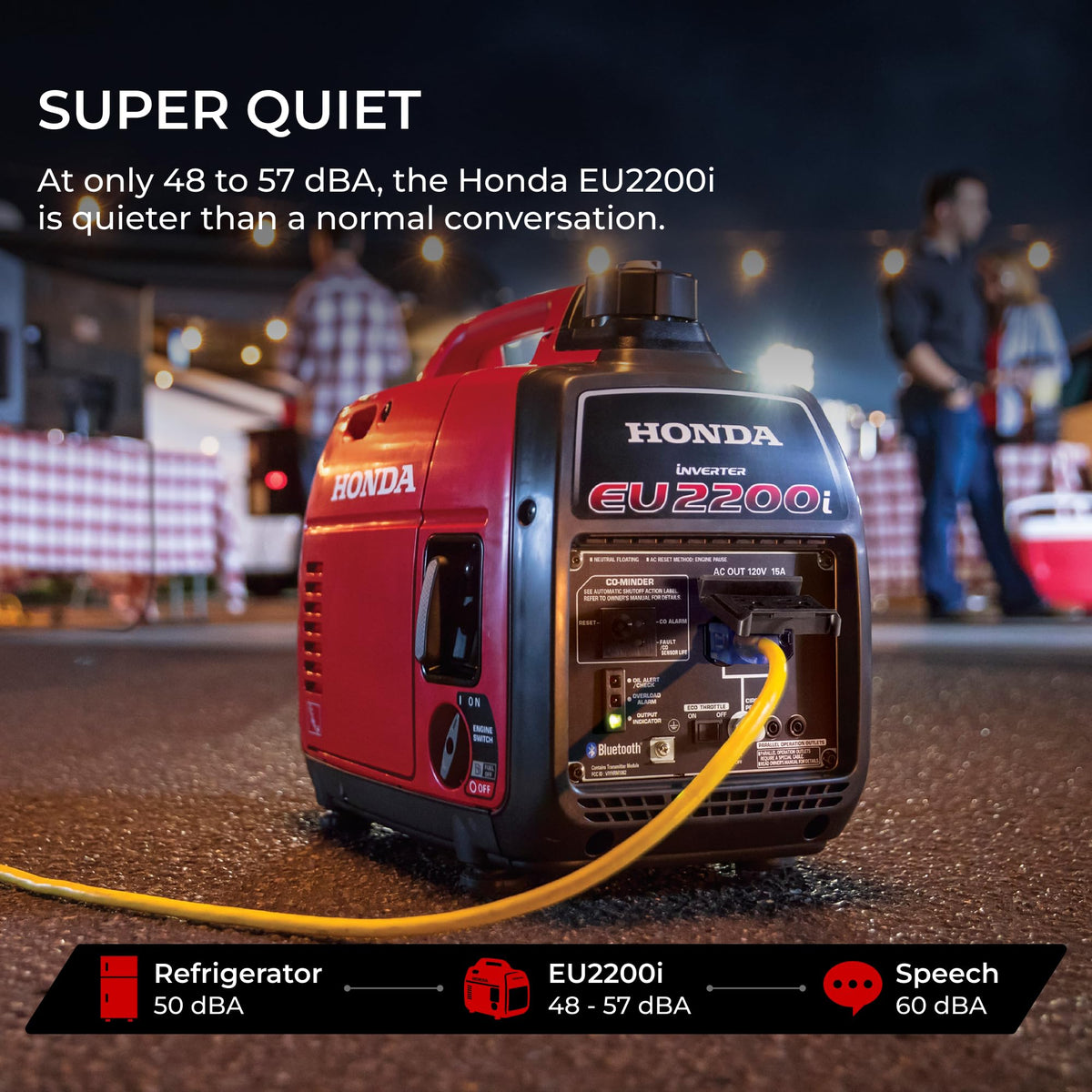 Honda EU2200i 2200W Super Quiet Portable Inverter Generator