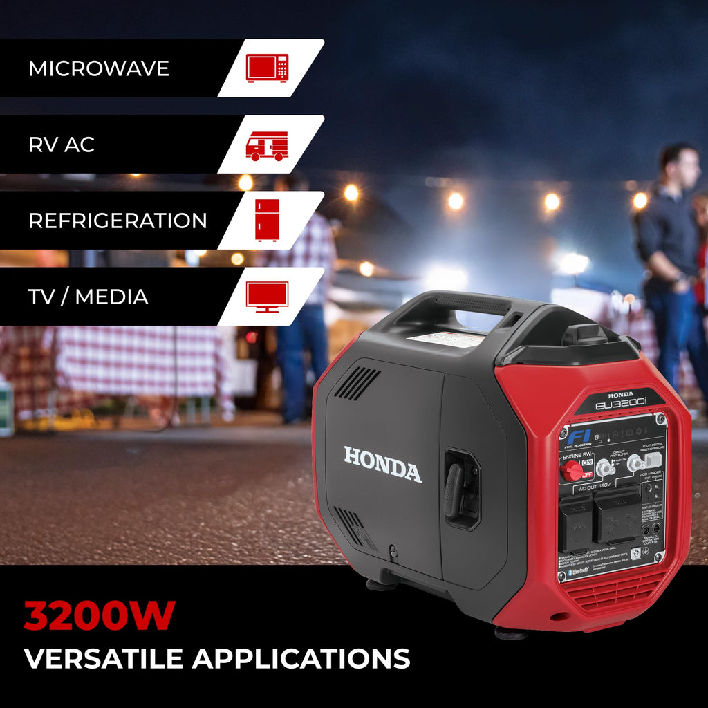 Honda EU3200i 3200W Super Quiet Portable Inverter Generator